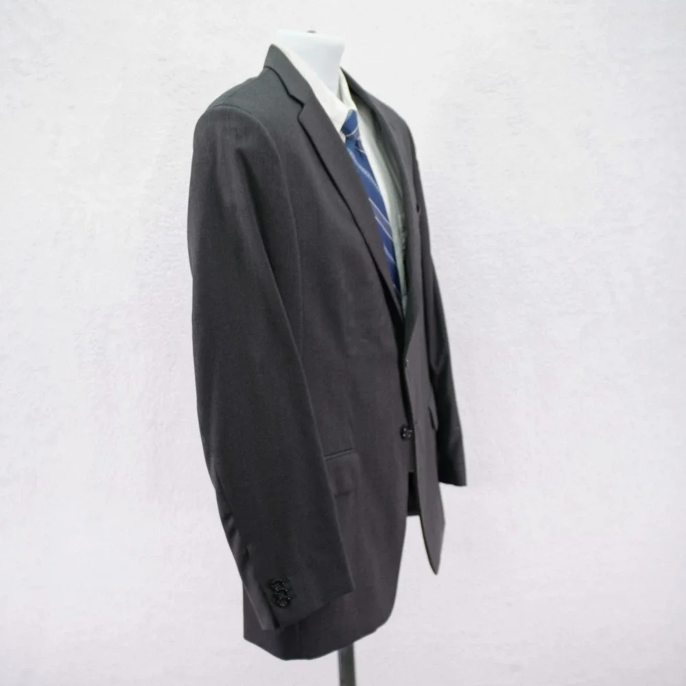 Banana Republic Wool Blazer Gray 38R / Slim 40R Lanificio Filli Cerruti Modern F